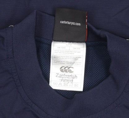 Canterbury Boys Blue Jacket, 8 Years, Colourblock, Nylon Shell