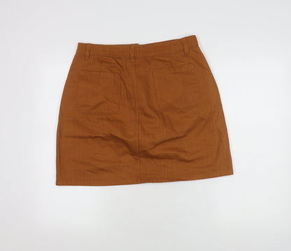 Princess Highway Women's Brown Knee Length Pencil Skirt Size 12