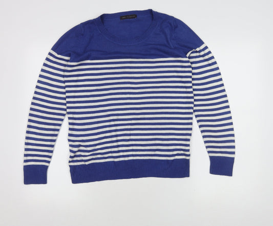 Womens UK Size 10 Marks and Spencer Blue Pullover Jumper