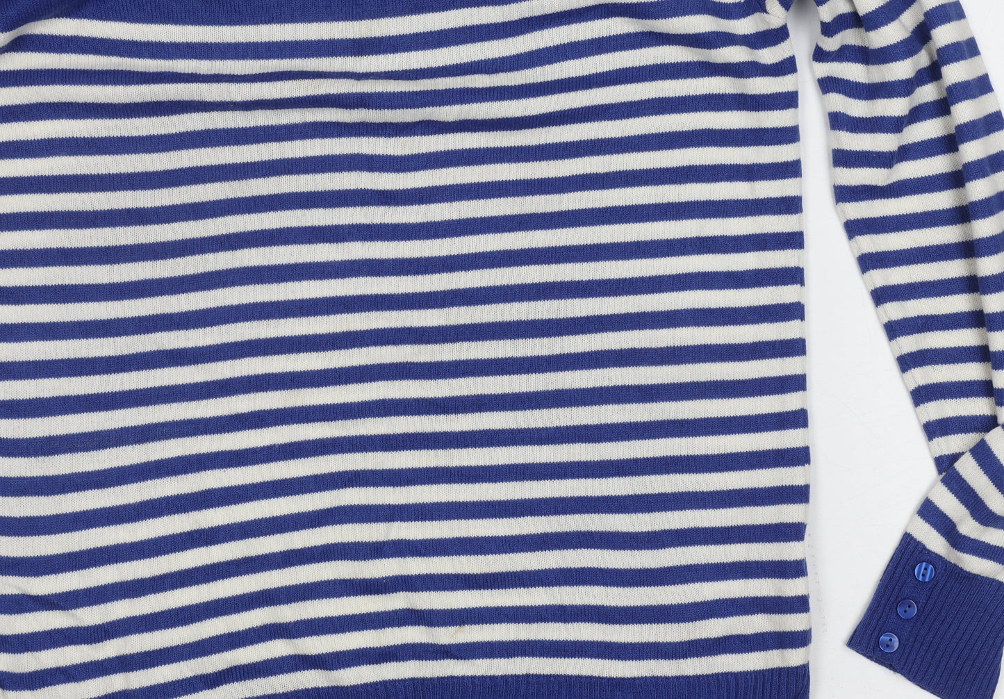 Womens UK Size 10 Marks and Spencer Blue Pullover Jumper