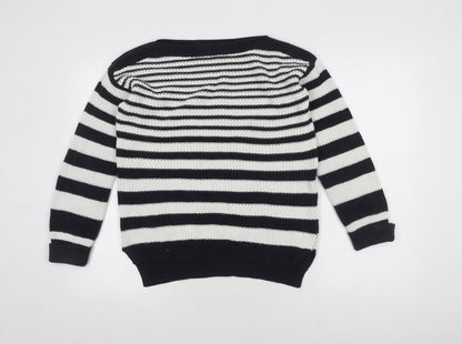 Womens UK Size S Marks and Spencer Black Pullover Jumper