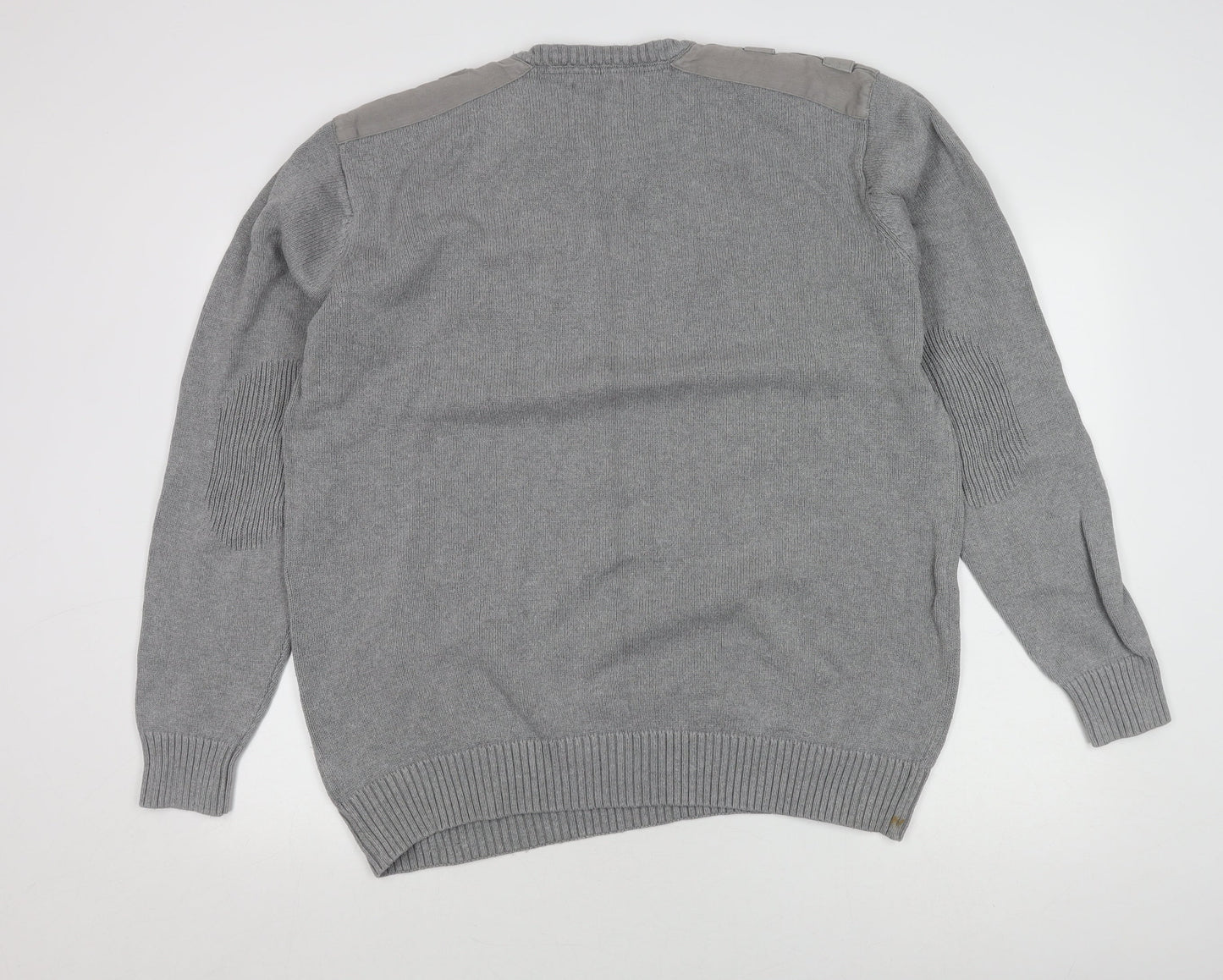 Angelo Litrico Men's Grey Crew Neck Pullover 3XL