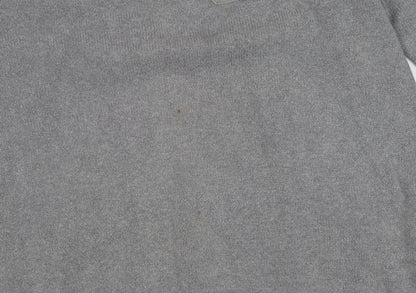 Angelo Litrico Men's Grey Crew Neck Pullover 3XL