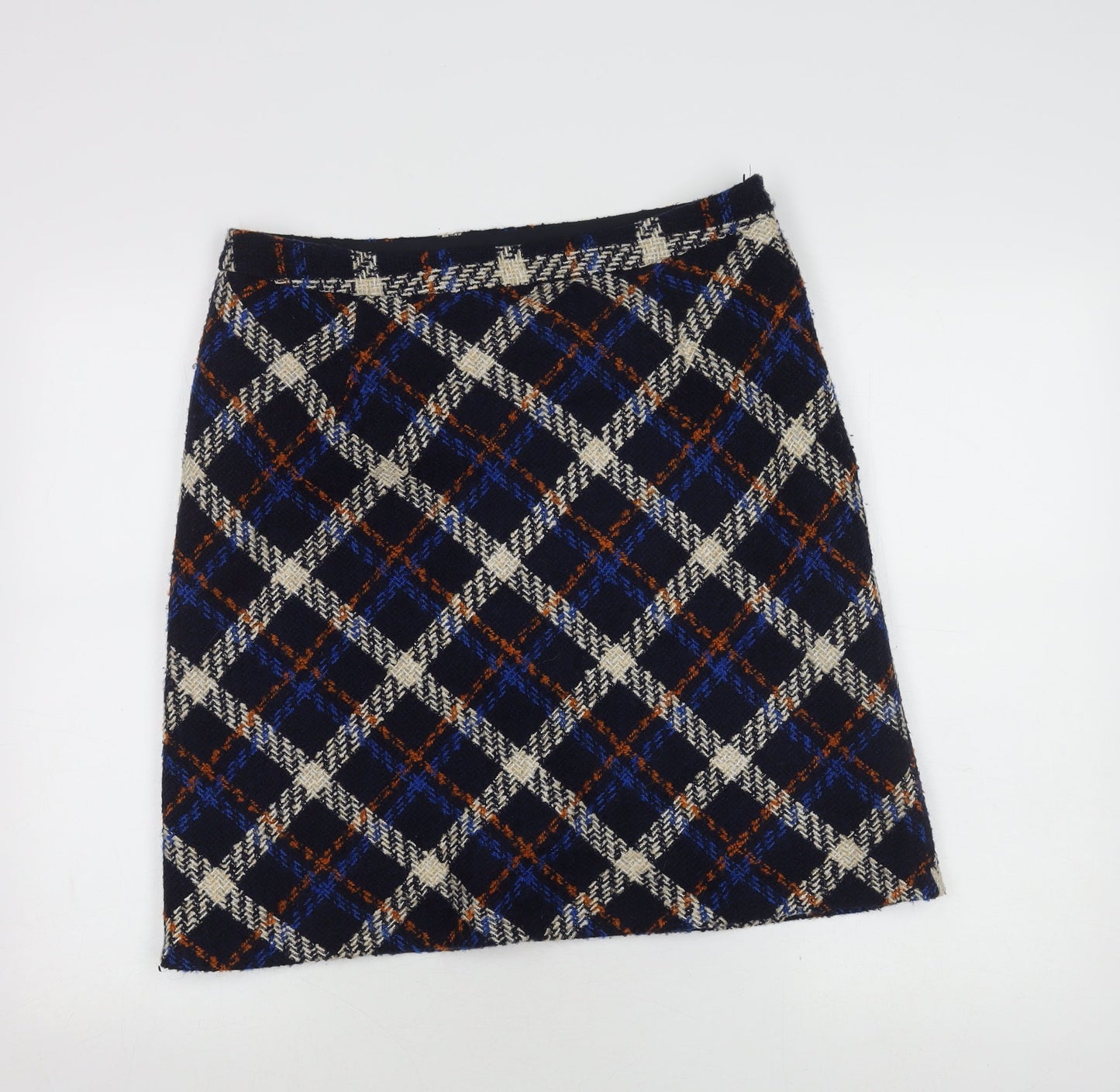 Laura Ashley Women's Multicoloured Check Skirt 14