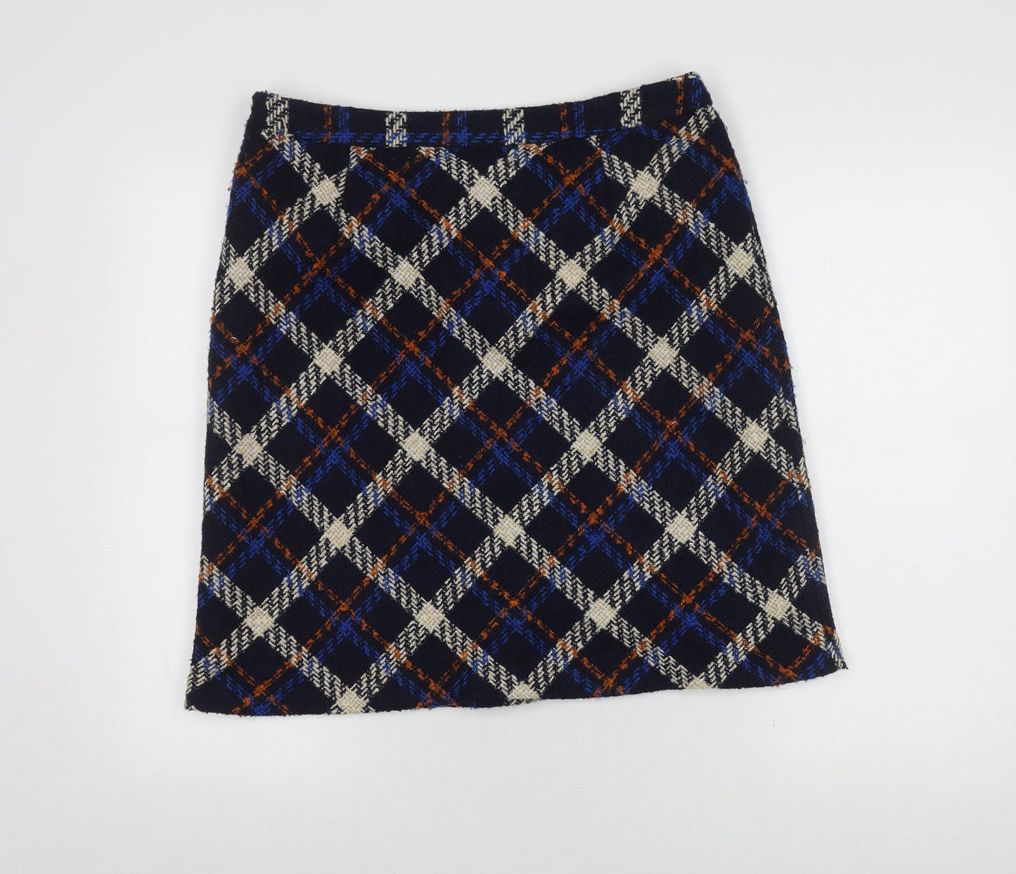 Laura Ashley Women's Multicoloured Check Skirt 14