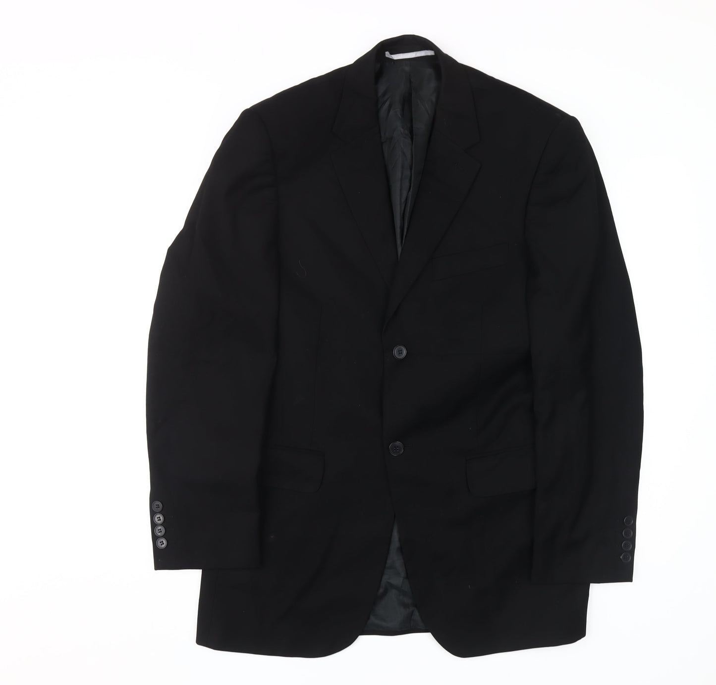 CIRO Men's Black 38R Single-Breasted Blazer Jacket