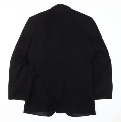 CIRO Men's Black 38R Single-Breasted Blazer Jacket