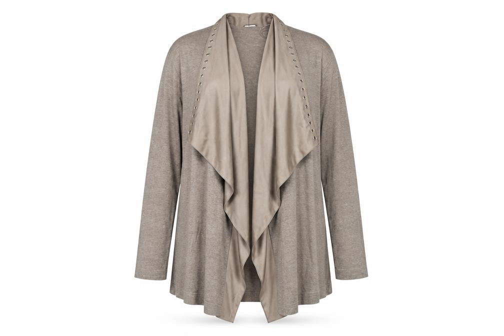 Womens UK Size 16 Gerry Weber Beige Cardigan Jumper