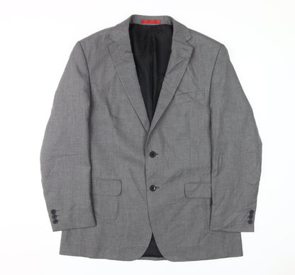 Mens UK Size 42 Burton Regular Grey Suit Jacket