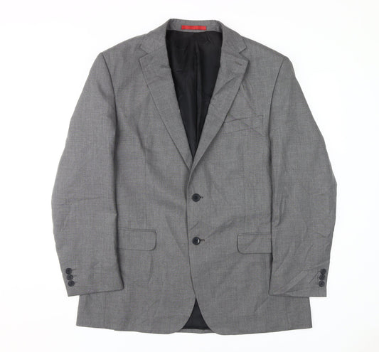 Mens UK Size 42 Burton Regular Grey Suit Jacket