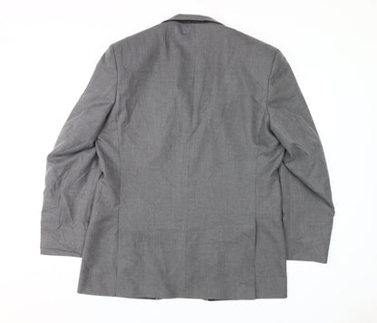 Mens UK Size 42 Burton Regular Grey Suit Jacket