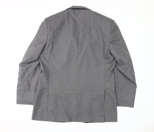Mens UK Size 42 Burton Regular Grey Suit Jacket