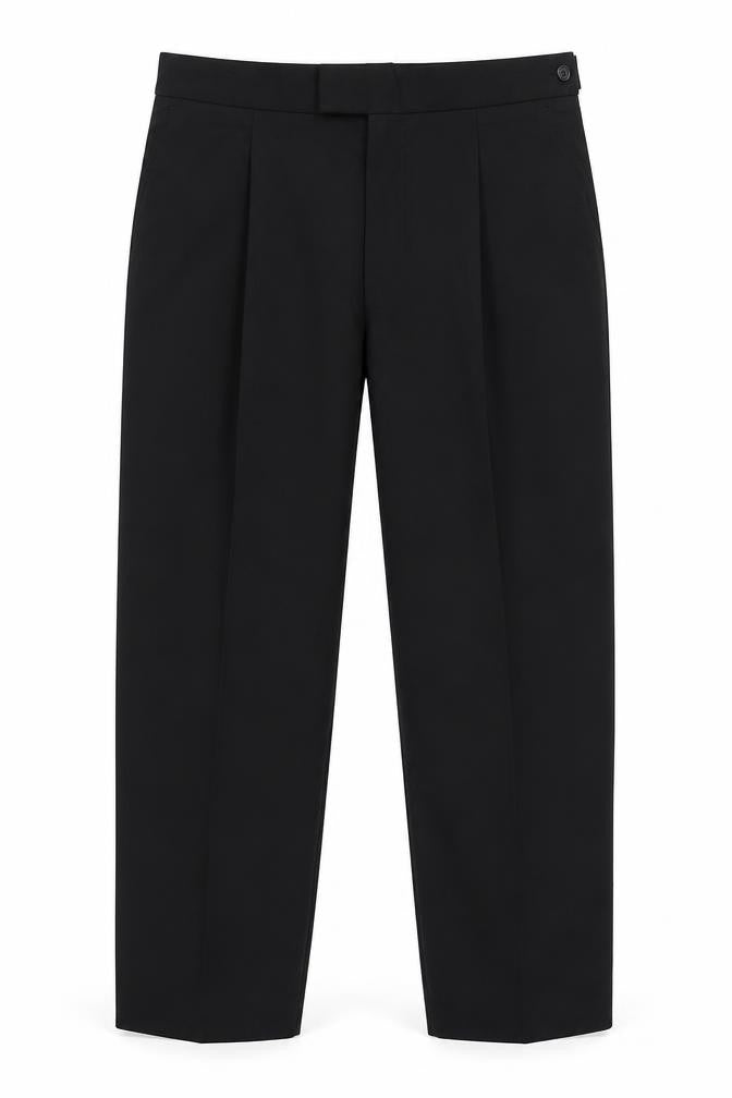 Mens UK Size L Moss Bros   Black Trousers