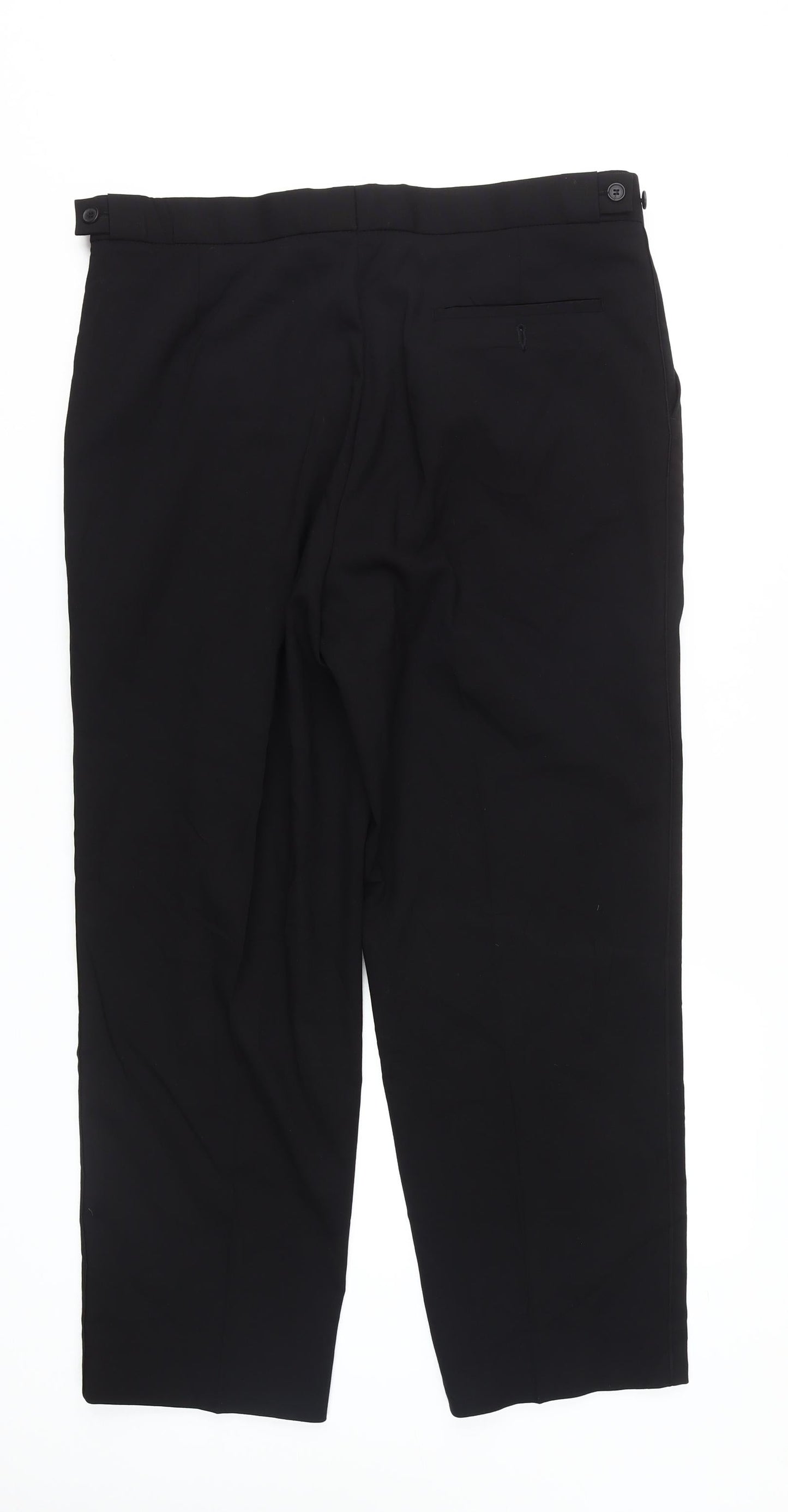 Moss Bros Men's Black Trousers, Size 36