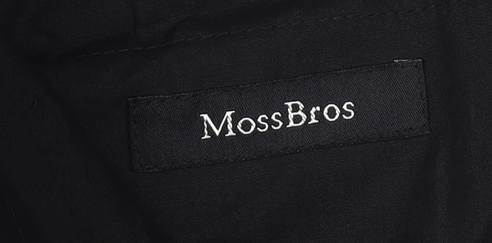 Moss Bros Men's Black Trousers, Size 36