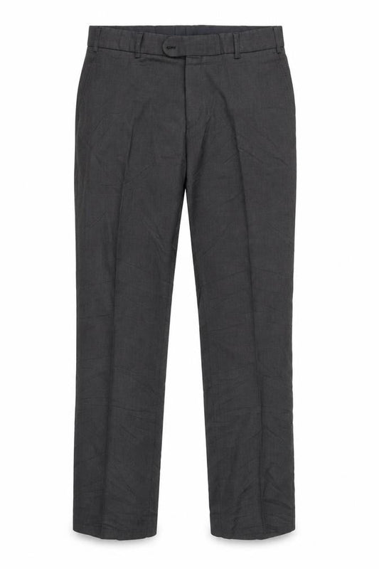 Mens UK Size 36 R Burton Regular Fit Dress Pants Black Trousers