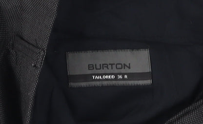 Burton Men's Black Dress Pants, Size 36R, Formal Trousers