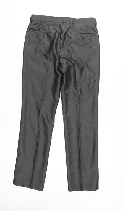 Next Men's Black Dress Pants 30R Formal Trousers