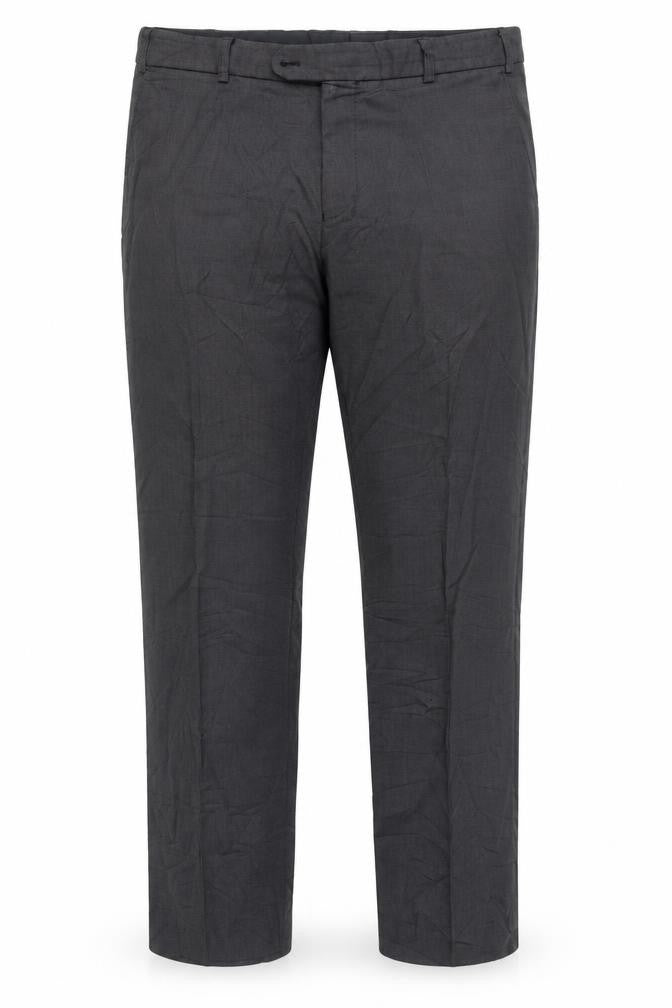 Mens UK Size L Burton Regular Fit Formal Black Trousers