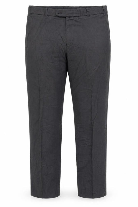 Mens UK Size L Burton Regular Fit Formal Black Trousers