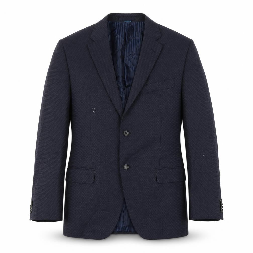 Mens UK Size 44 Jeff Banks Regular Blue Suit Jacket