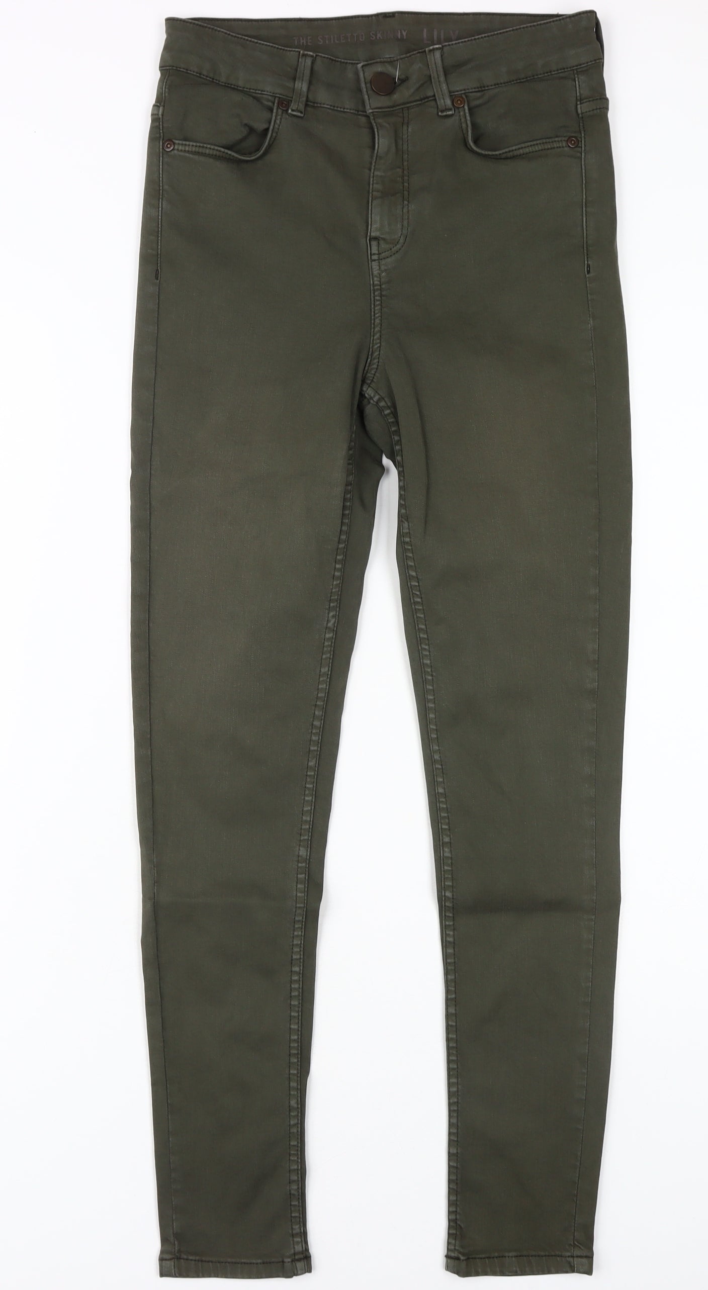 Oasis Women's Green Skinny Jeans Size 10