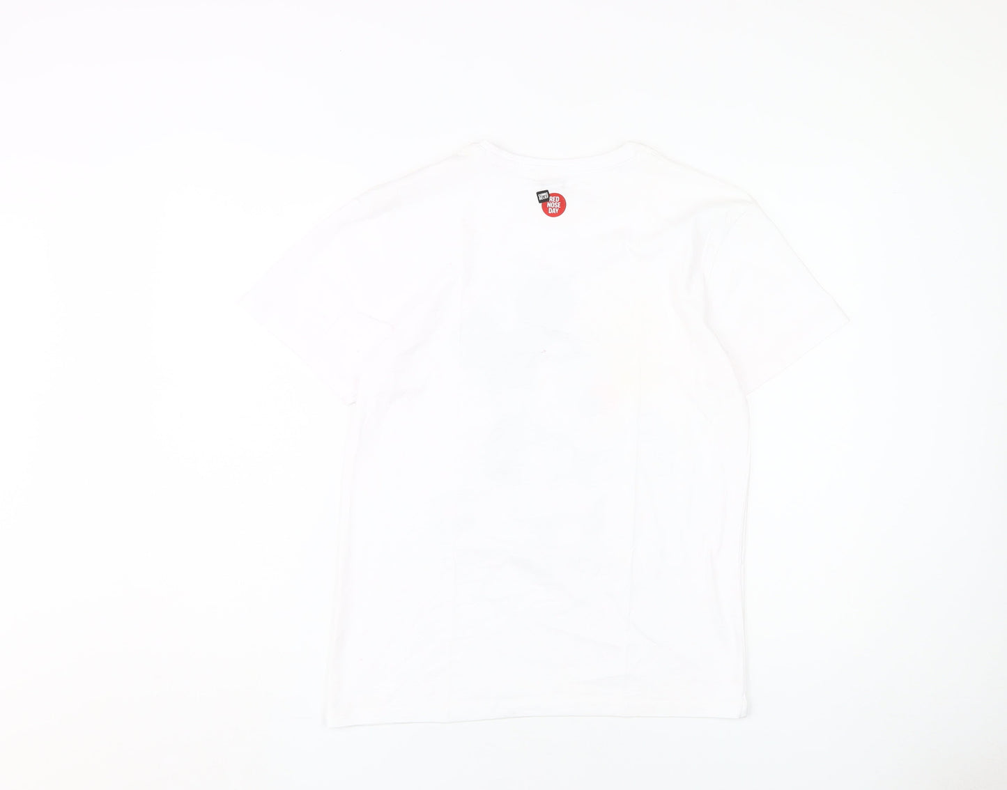 Unisex Adults UK Size XS Comic Relief White  T-Shirt