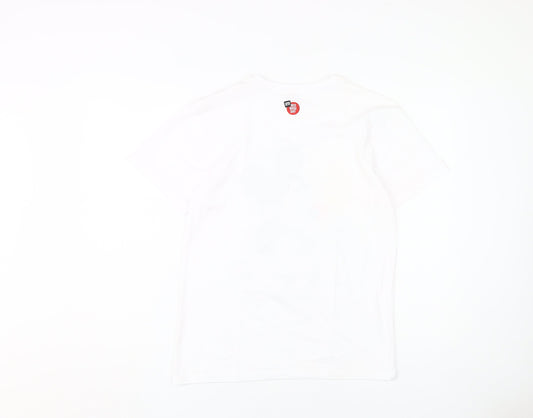 Unisex Adults UK Size XS Comic Relief White  T-Shirt