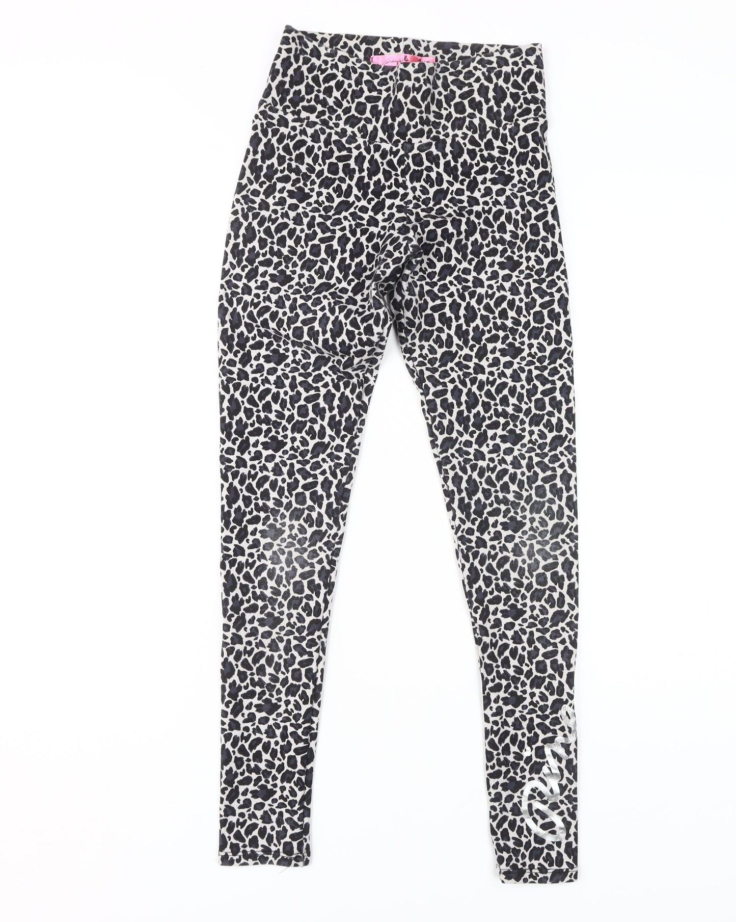 Pineapple XS Women Black Animal Print Leggings