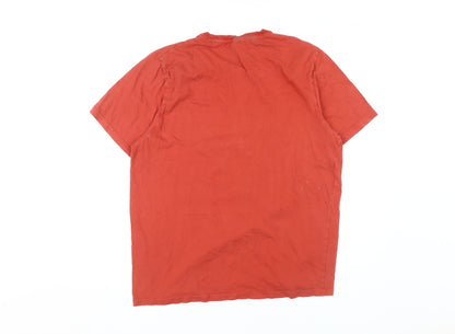 Marvel Deadpool Men's Red Graphic T-Shirt Size L