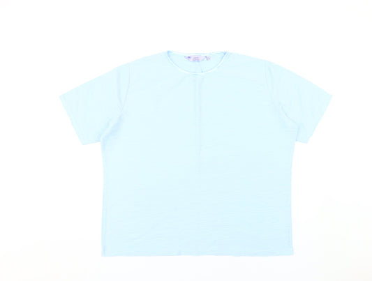 Womens UK Size 22-24 Honor Millburn Blue  T-Shirt