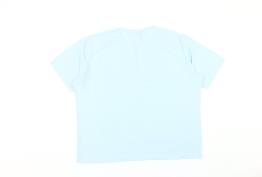 Womens UK Size 22-24 Honor Millburn Blue  T-Shirt