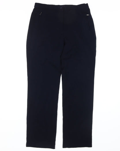 Womens UK Size 8 Marks and Spencer Regular Fit  Black Trousers