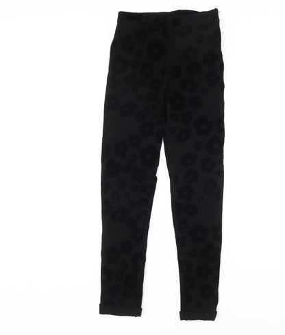 Womens UK Size 6 Topshop   Black Leggings