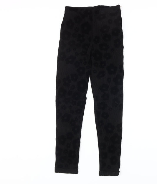 Womens UK Size 6 Topshop   Black Leggings