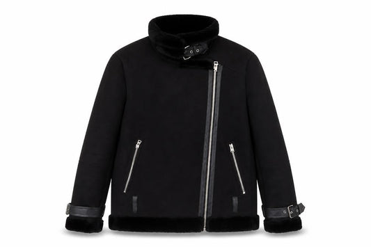 Womens UK Size 10 Topshop Black Biker Coat