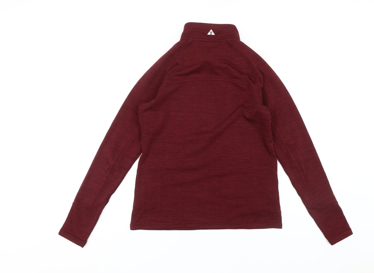 Technicals Unisex Red Quarter-Zip Sweatshirt Size 12