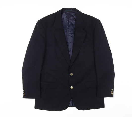 Mens UK Size 40 Burton Regular Blue Suit Jacket