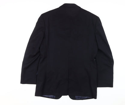 Mens UK Size 40 Burton Regular Blue Suit Jacket