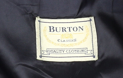 Mens UK Size 40 Burton Regular Blue Suit Jacket