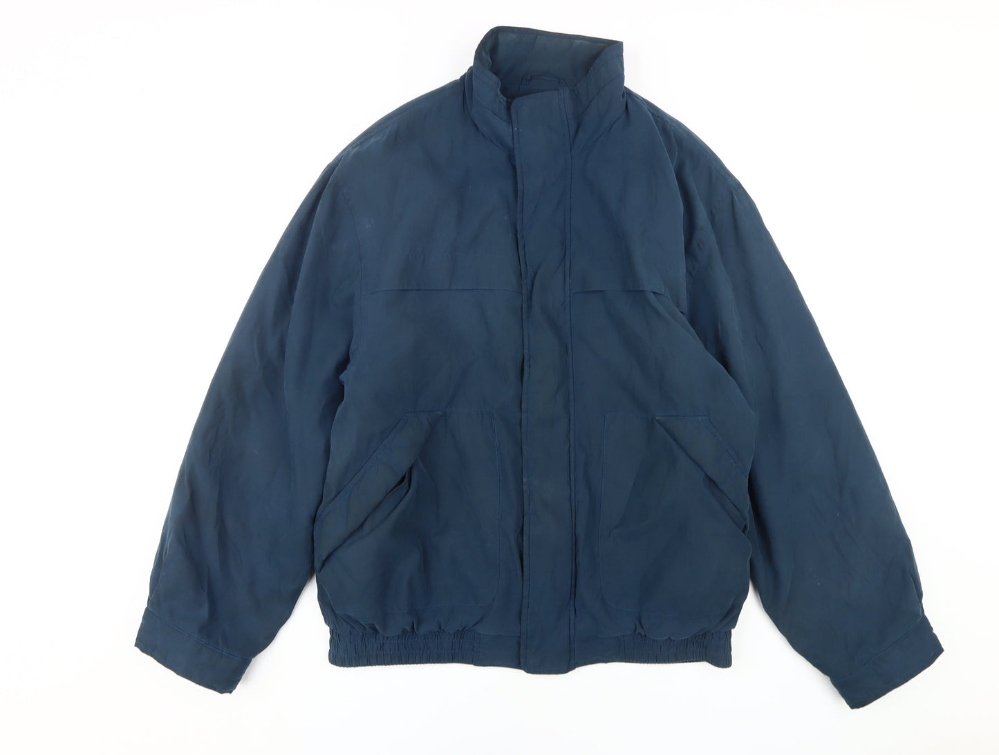 Mens UK Size M Debenhams Blue Bomber Jacket