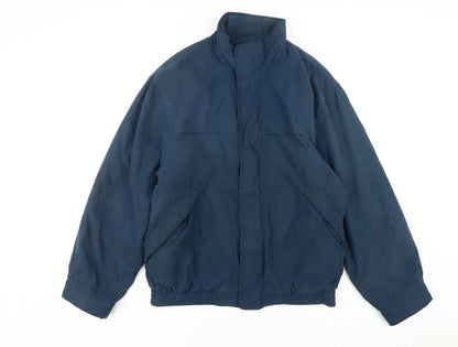 Mens UK Size M Debenhams Blue Bomber Jacket
