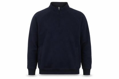 Mens UK Size XL Marks and Spencer Black 1/2 Zip Sweatshirt