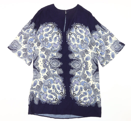 Women's Multicoloured Size 12 Paisley Dress