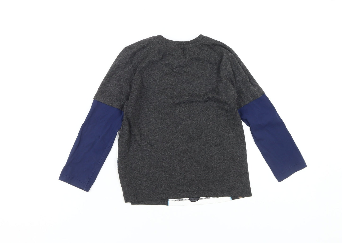 Disney Boys Frozen Olaf Grey Long Sleeve T-Shirt 5-6 Years