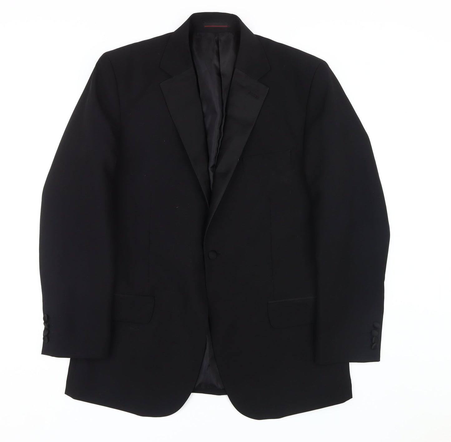 1860 Menswear Black Tuxedo Blazer Men's Size 38 Formal