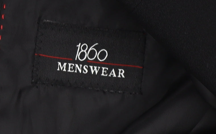 1860 Menswear Black Tuxedo Blazer Men's Size 38 Formal