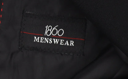 1860 Menswear Black Tuxedo Blazer Men's Size 38 Formal