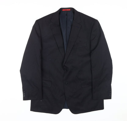 Mens UK Size 44 Burton Regular Black Suit Jacket