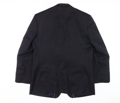 Mens UK Size 44 Burton Regular Black Suit Jacket